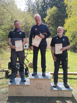 Jürgen bei der Ehrung zum 3. Platz