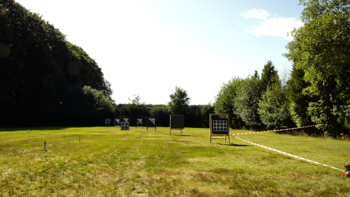 Einschießplatz bei der DM Feld in Kellinghusen